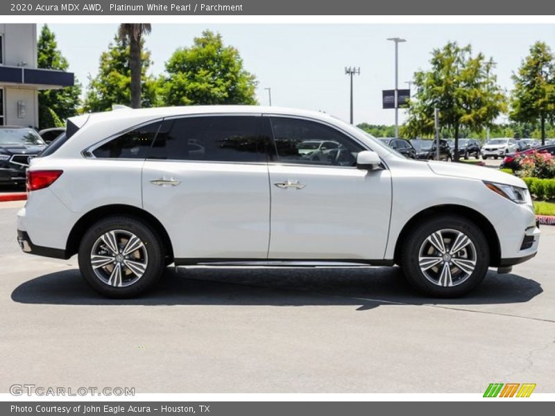 Platinum White Pearl / Parchment 2020 Acura MDX AWD