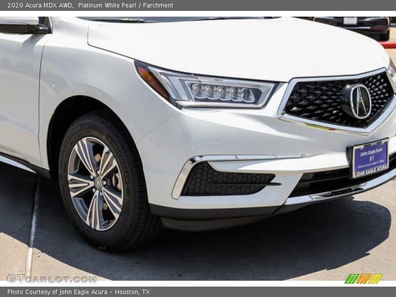 Platinum White Pearl / Parchment 2020 Acura MDX AWD