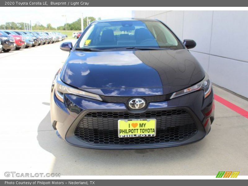 Blueprint / Light Gray 2020 Toyota Corolla LE