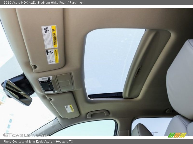Platinum White Pearl / Parchment 2020 Acura MDX AWD