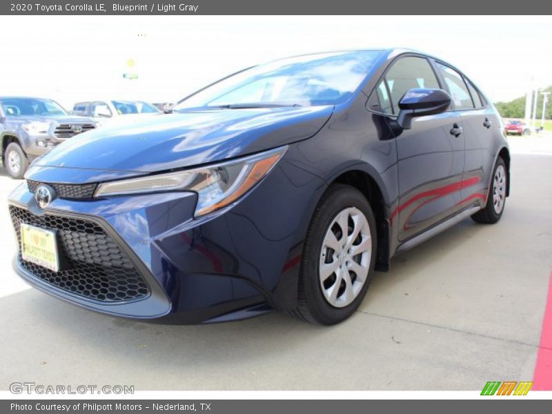 Blueprint / Light Gray 2020 Toyota Corolla LE