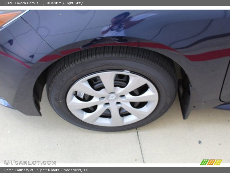 Blueprint / Light Gray 2020 Toyota Corolla LE