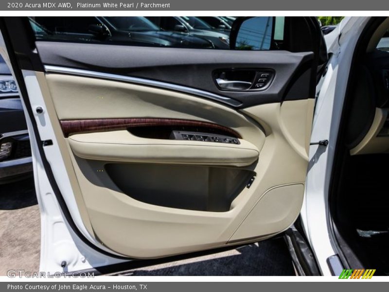 Platinum White Pearl / Parchment 2020 Acura MDX AWD