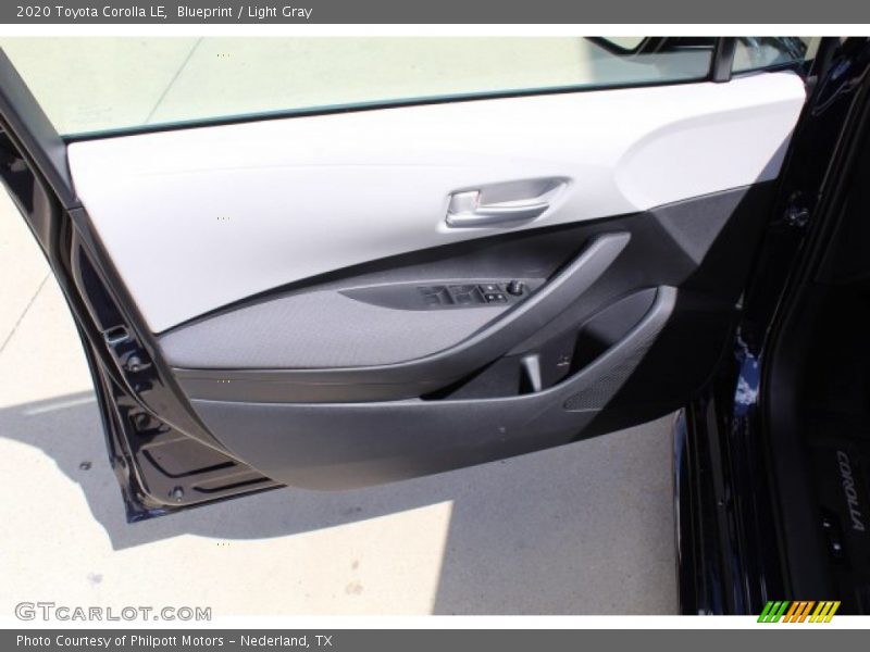 Blueprint / Light Gray 2020 Toyota Corolla LE