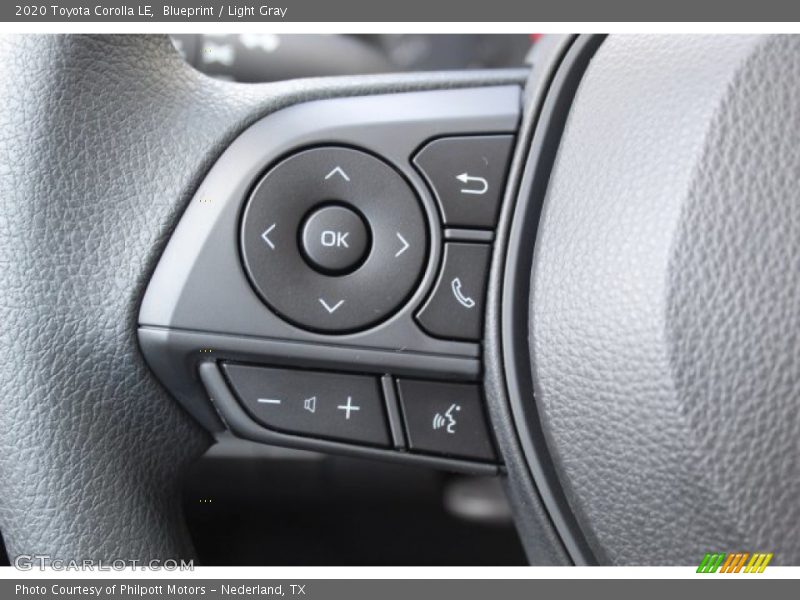 Blueprint / Light Gray 2020 Toyota Corolla LE