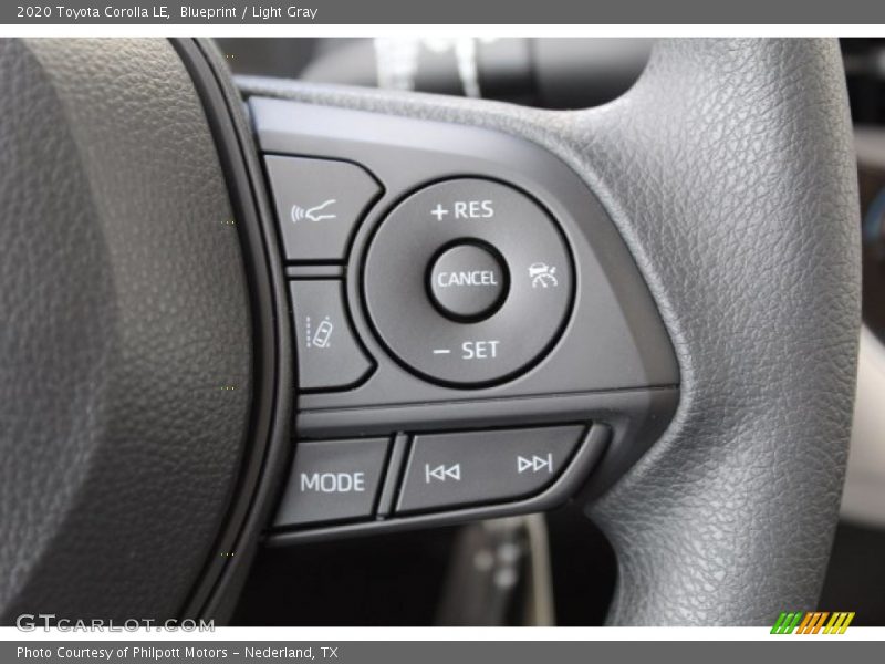 Blueprint / Light Gray 2020 Toyota Corolla LE