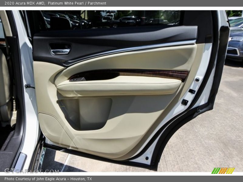 Platinum White Pearl / Parchment 2020 Acura MDX AWD