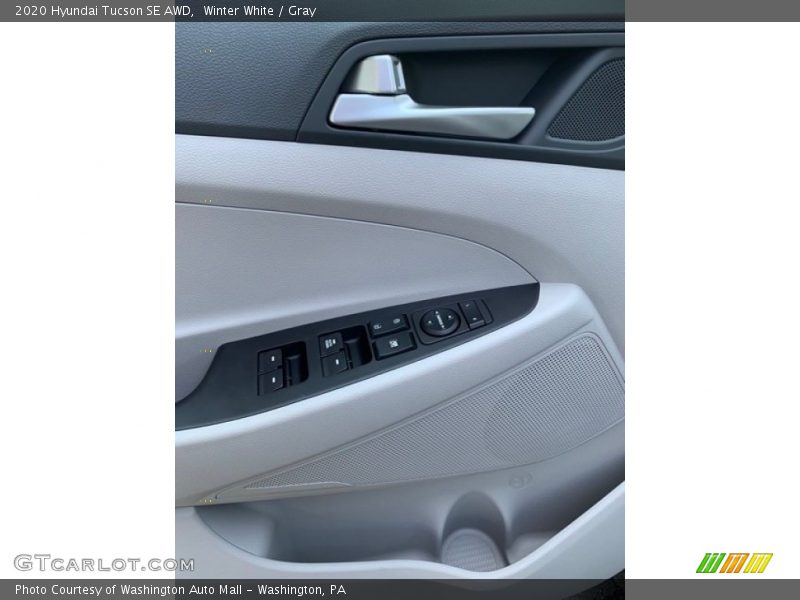 Winter White / Gray 2020 Hyundai Tucson SE AWD