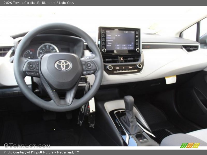 Blueprint / Light Gray 2020 Toyota Corolla LE