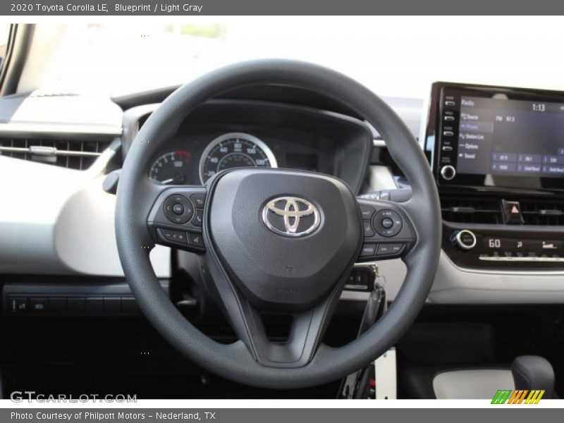Blueprint / Light Gray 2020 Toyota Corolla LE