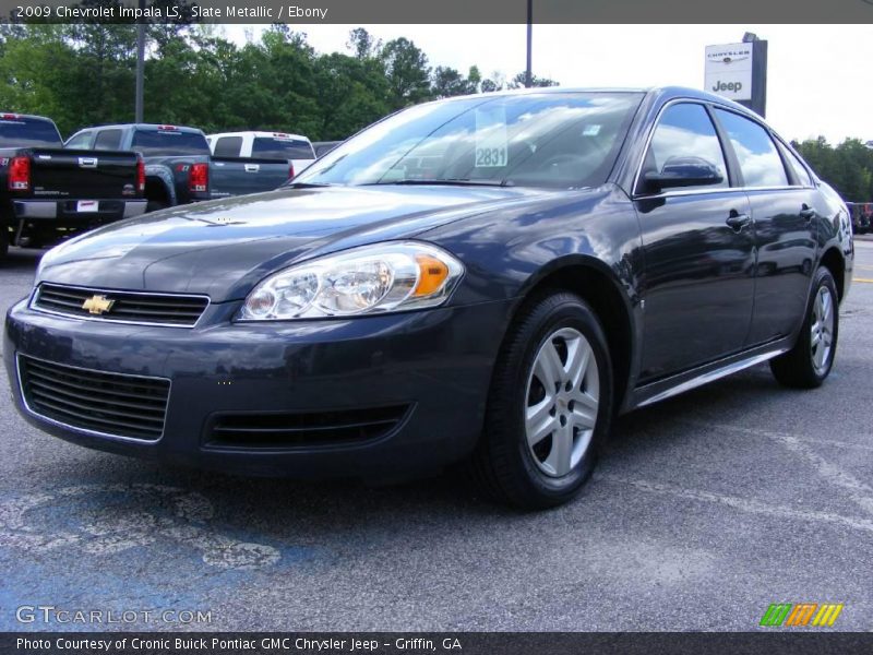 Slate Metallic / Ebony 2009 Chevrolet Impala LS