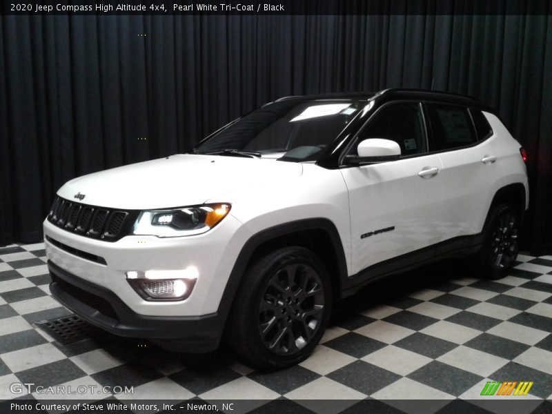 Pearl White Tri-Coat / Black 2020 Jeep Compass High Altitude 4x4