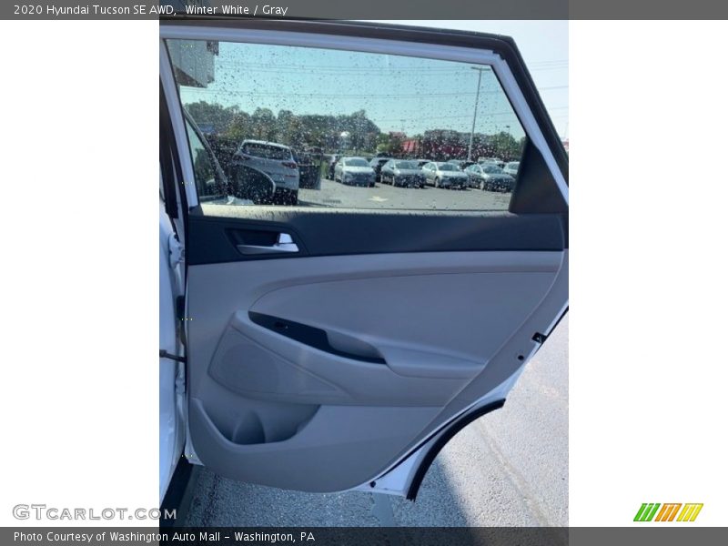 Winter White / Gray 2020 Hyundai Tucson SE AWD