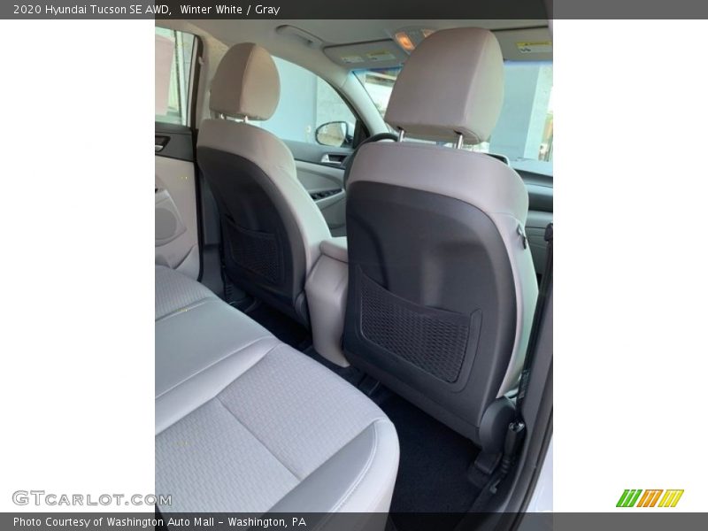 Winter White / Gray 2020 Hyundai Tucson SE AWD