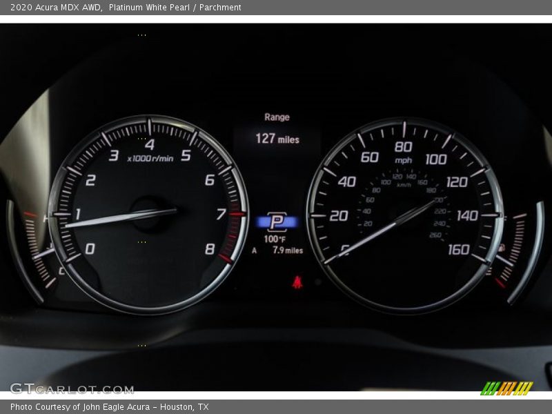 Platinum White Pearl / Parchment 2020 Acura MDX AWD