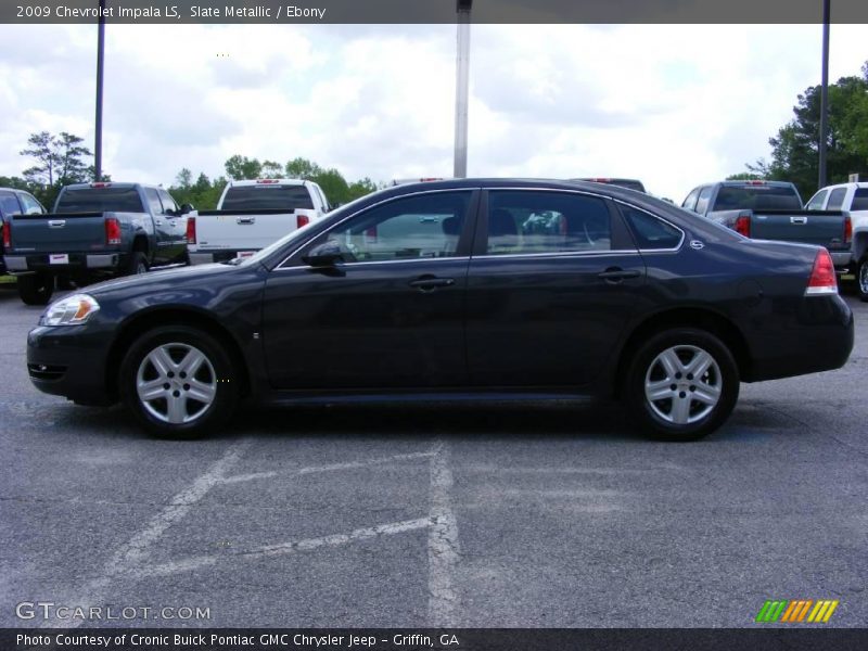 Slate Metallic / Ebony 2009 Chevrolet Impala LS