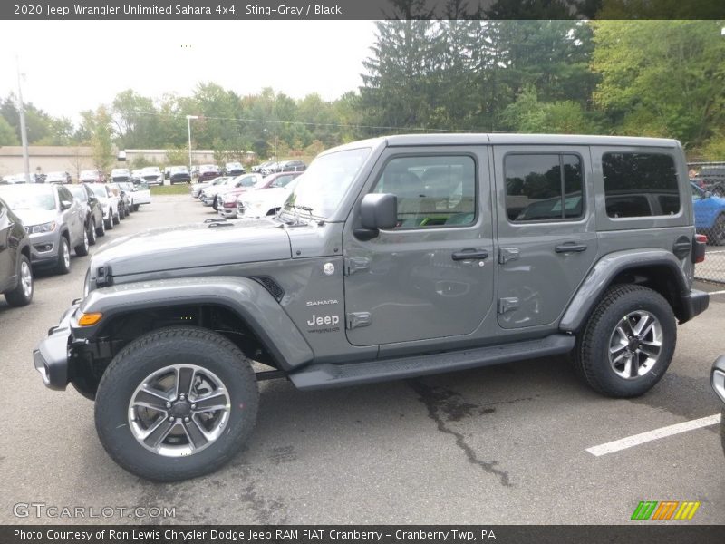 Sting-Gray / Black 2020 Jeep Wrangler Unlimited Sahara 4x4
