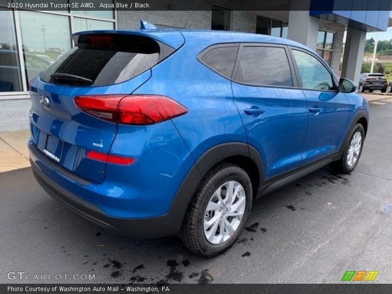 Aqua Blue / Black 2020 Hyundai Tucson SE AWD