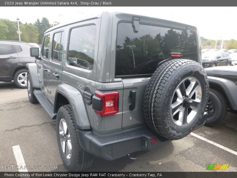 Sting-Gray / Black 2020 Jeep Wrangler Unlimited Sahara 4x4