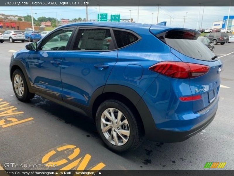 Aqua Blue / Black 2020 Hyundai Tucson SE AWD