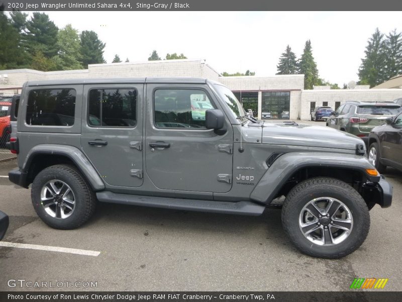 Sting-Gray / Black 2020 Jeep Wrangler Unlimited Sahara 4x4