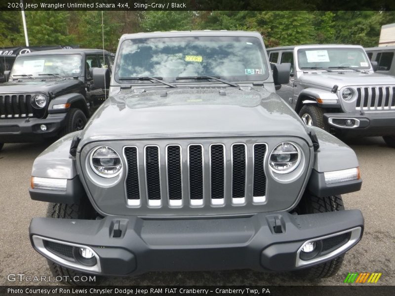 Sting-Gray / Black 2020 Jeep Wrangler Unlimited Sahara 4x4