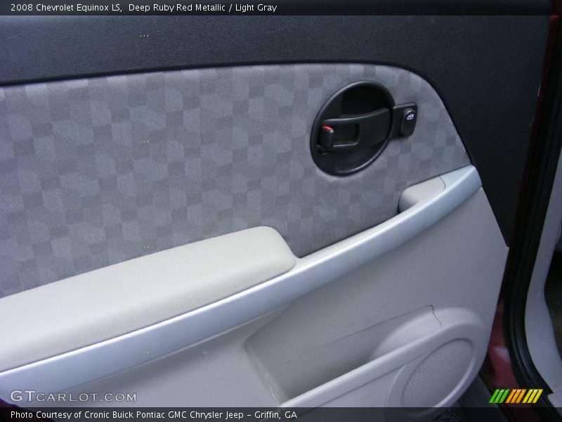 Deep Ruby Red Metallic / Light Gray 2008 Chevrolet Equinox LS