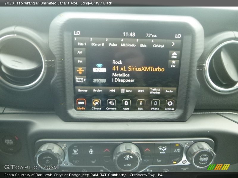 Sting-Gray / Black 2020 Jeep Wrangler Unlimited Sahara 4x4