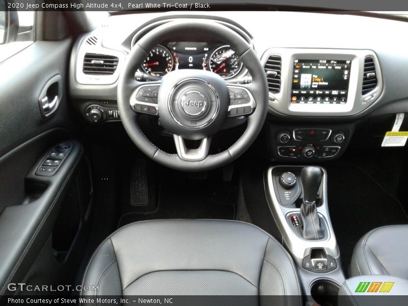 Pearl White Tri-Coat / Black 2020 Jeep Compass High Altitude 4x4