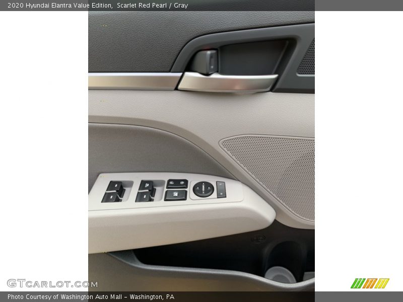 Scarlet Red Pearl / Gray 2020 Hyundai Elantra Value Edition