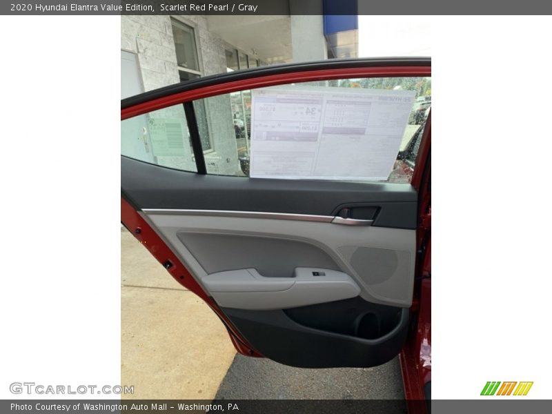 Scarlet Red Pearl / Gray 2020 Hyundai Elantra Value Edition
