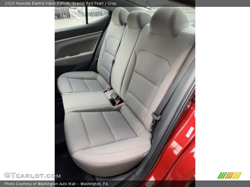 Scarlet Red Pearl / Gray 2020 Hyundai Elantra Value Edition