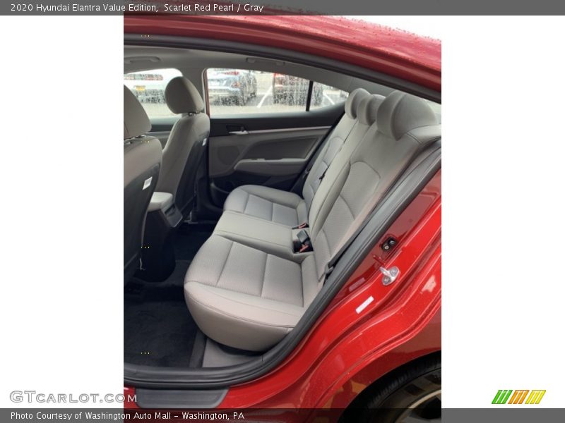Scarlet Red Pearl / Gray 2020 Hyundai Elantra Value Edition