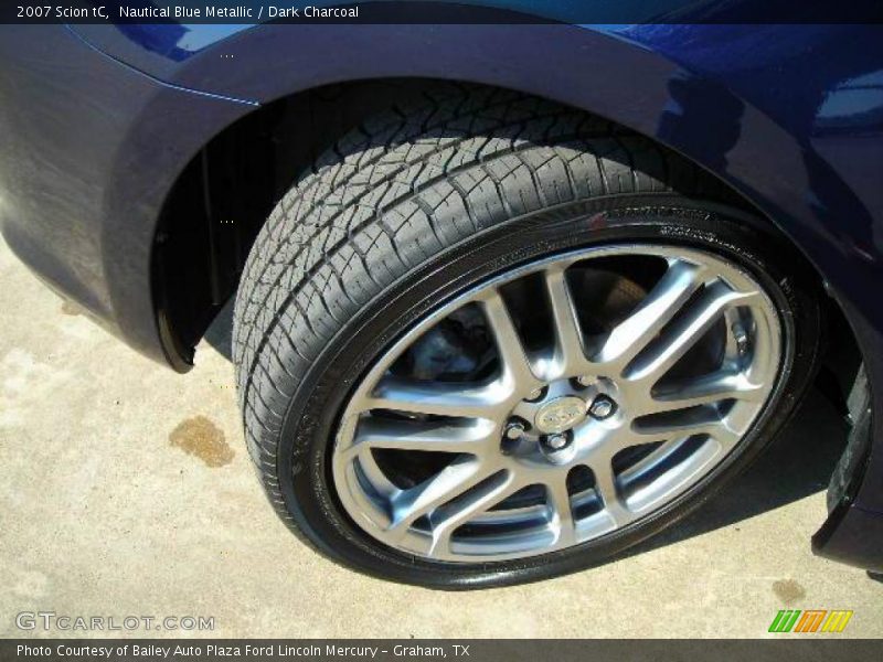 Nautical Blue Metallic / Dark Charcoal 2007 Scion tC