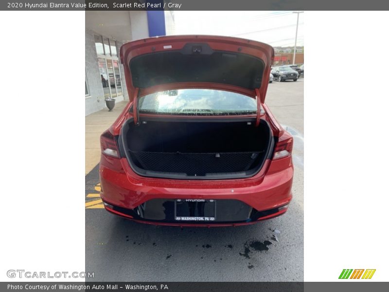 Scarlet Red Pearl / Gray 2020 Hyundai Elantra Value Edition