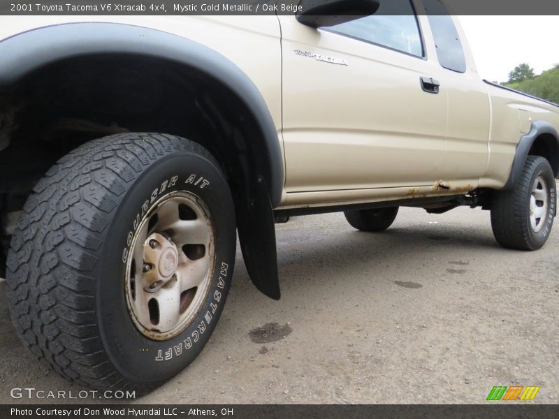 Mystic Gold Metallic / Oak Beige 2001 Toyota Tacoma V6 Xtracab 4x4