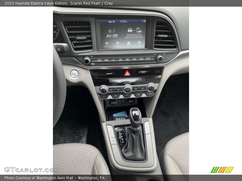 Scarlet Red Pearl / Gray 2020 Hyundai Elantra Value Edition