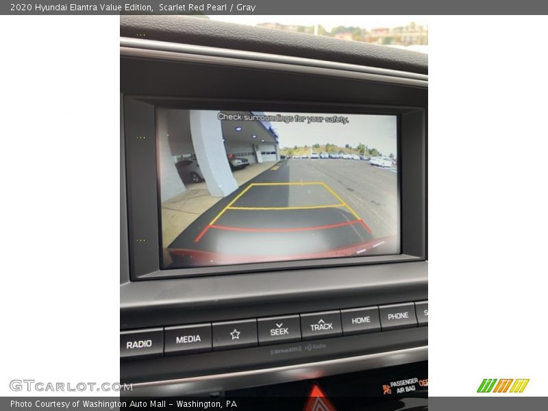 Scarlet Red Pearl / Gray 2020 Hyundai Elantra Value Edition