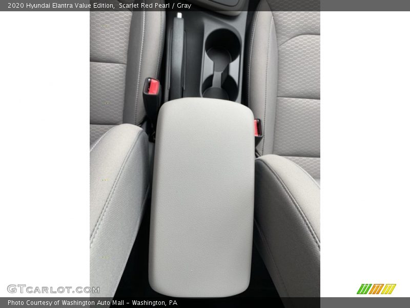Scarlet Red Pearl / Gray 2020 Hyundai Elantra Value Edition