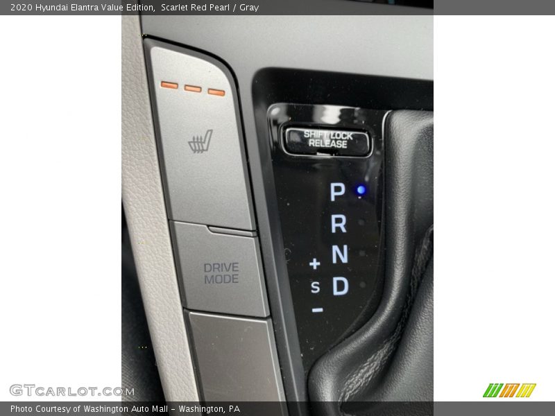 Scarlet Red Pearl / Gray 2020 Hyundai Elantra Value Edition