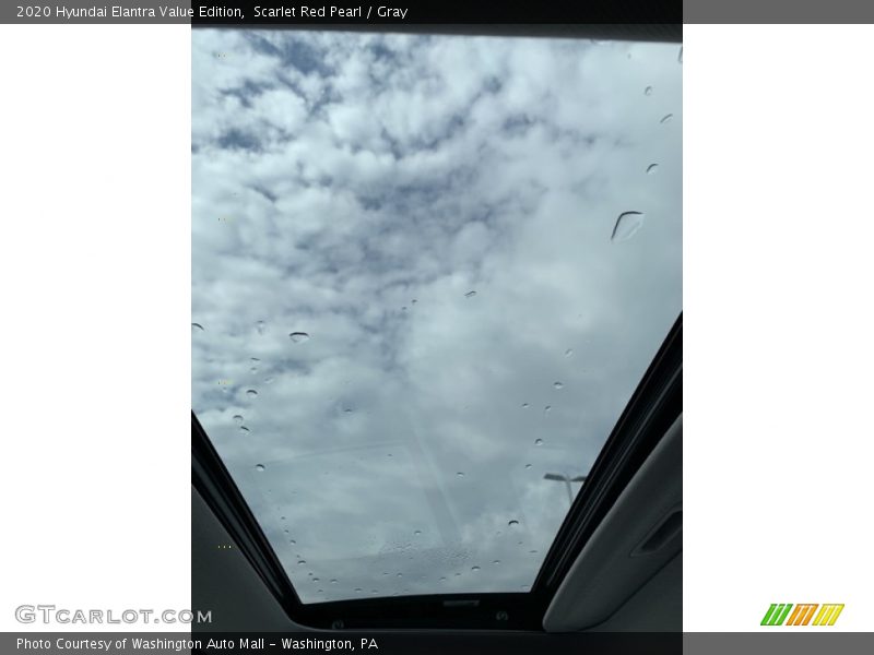 Scarlet Red Pearl / Gray 2020 Hyundai Elantra Value Edition