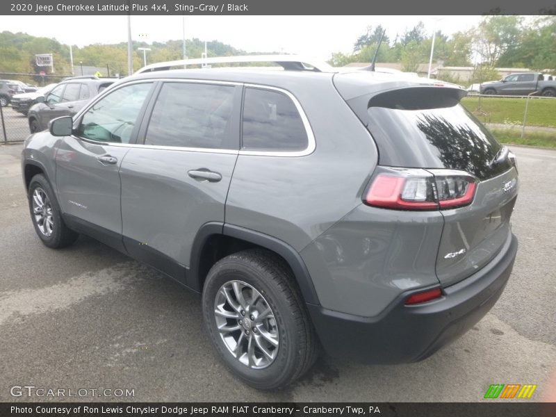 Sting-Gray / Black 2020 Jeep Cherokee Latitude Plus 4x4
