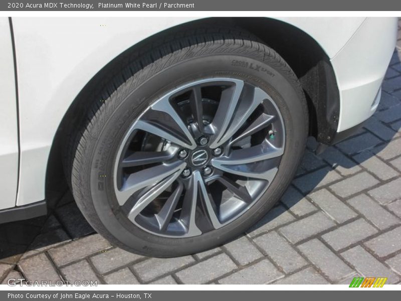 Platinum White Pearl / Parchment 2020 Acura MDX Technology