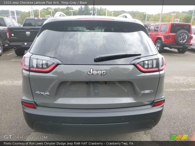 Sting-Gray / Black 2020 Jeep Cherokee Latitude Plus 4x4