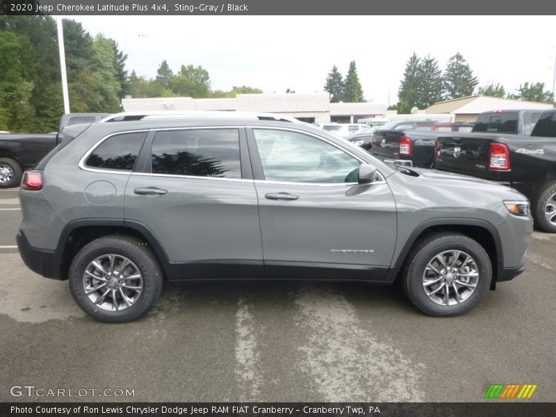 Sting-Gray / Black 2020 Jeep Cherokee Latitude Plus 4x4