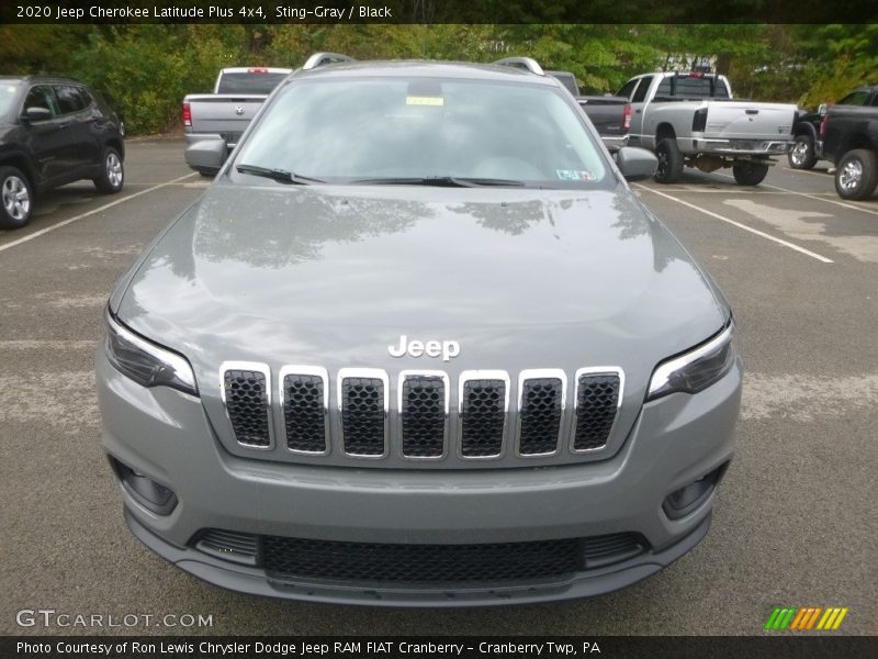 Sting-Gray / Black 2020 Jeep Cherokee Latitude Plus 4x4