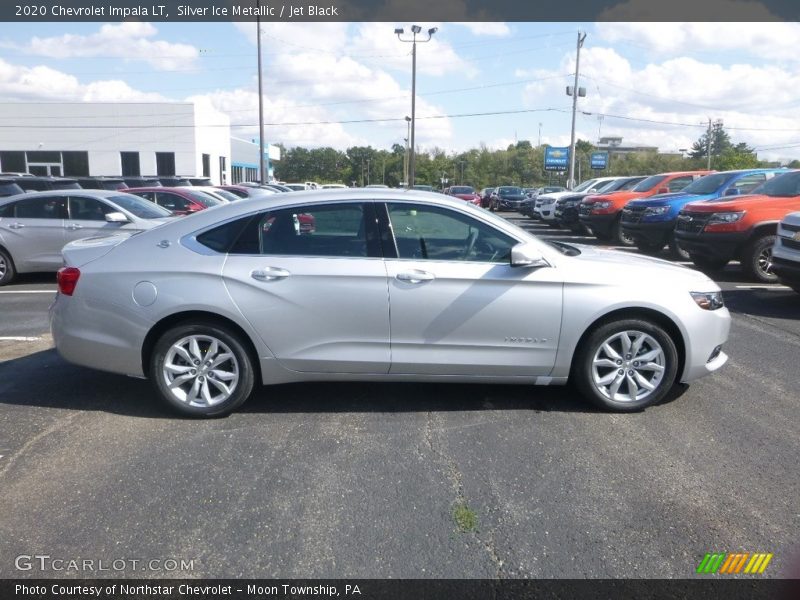 Silver Ice Metallic / Jet Black 2020 Chevrolet Impala LT