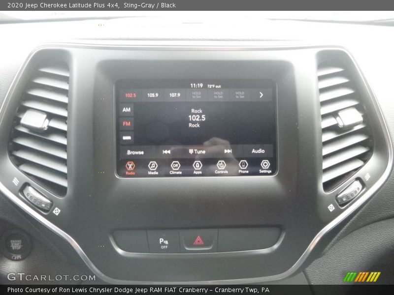 Sting-Gray / Black 2020 Jeep Cherokee Latitude Plus 4x4