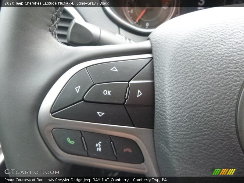 Sting-Gray / Black 2020 Jeep Cherokee Latitude Plus 4x4