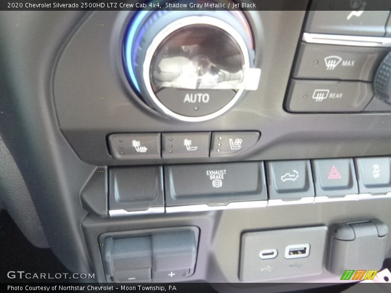 Shadow Gray Metallic / Jet Black 2020 Chevrolet Silverado 2500HD LTZ Crew Cab 4x4